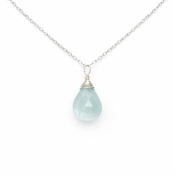 Venus and Vulcan Jewelry - N17190 Aquamarine Necklace